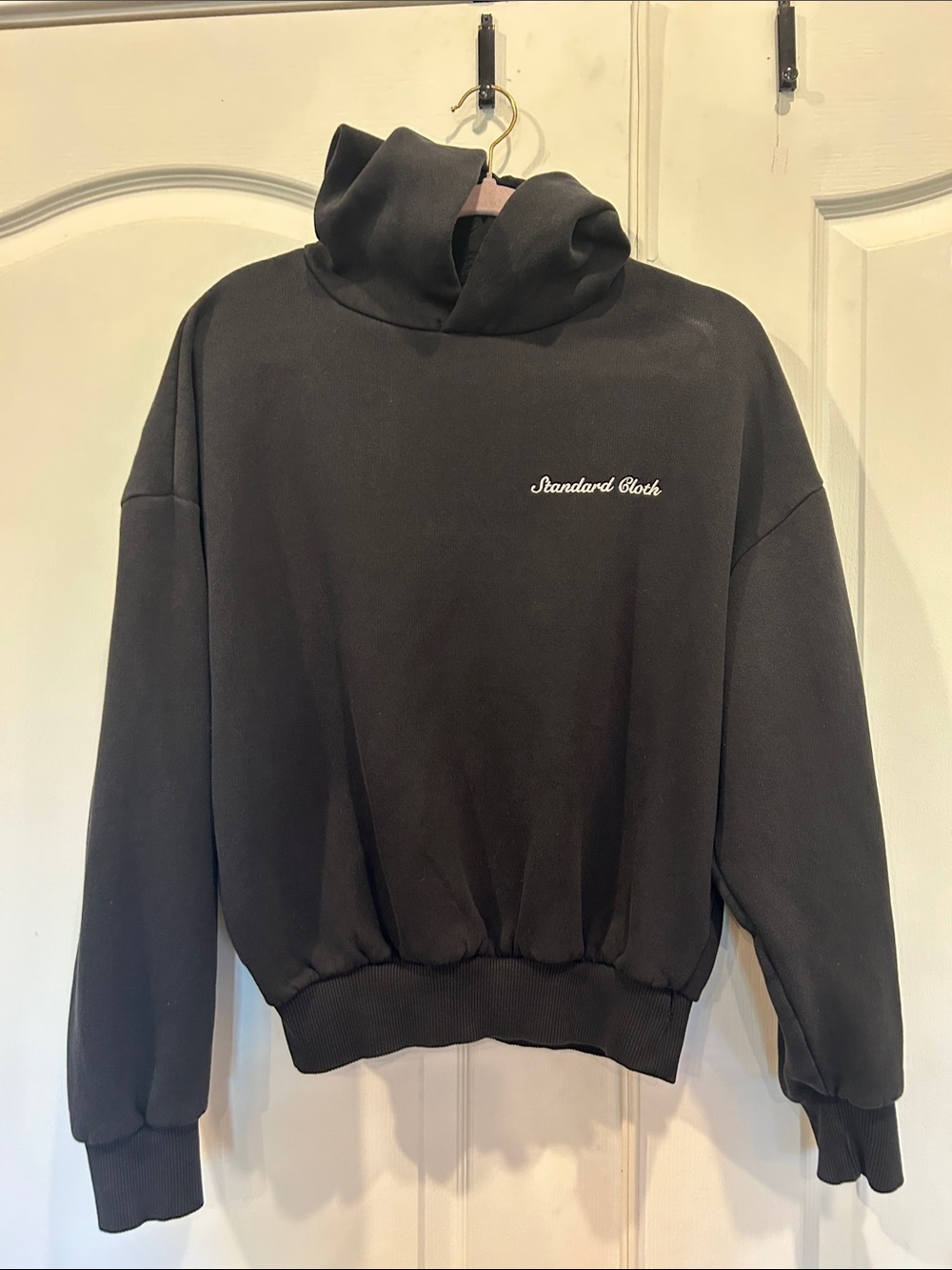 Standard Cloth Black Pullover Hoodie